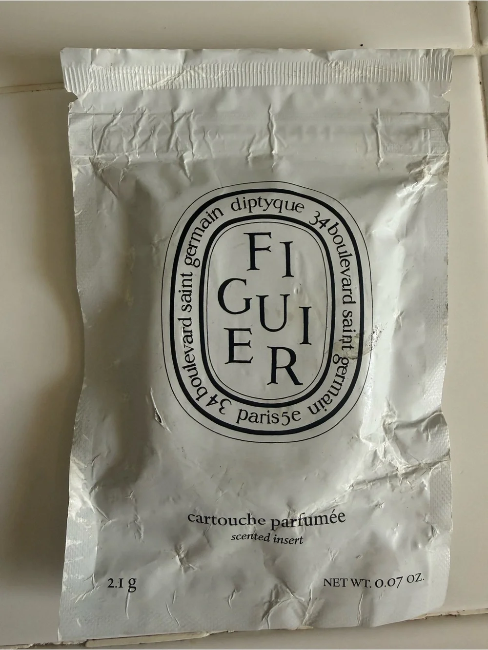 NEW Diptyque Figuier Fig Scented Insert Cartridge 2.1g Sealed